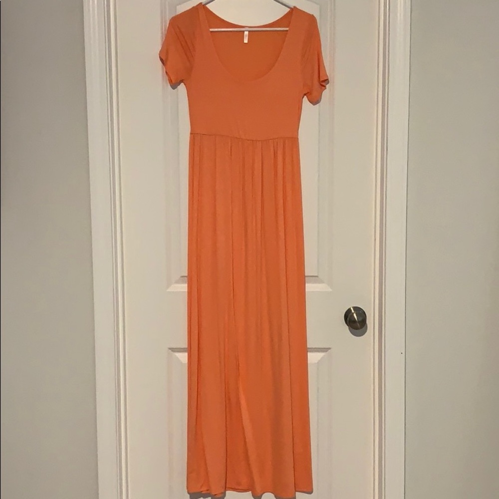 Pink Blush Maternity Orange Dress